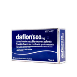 Daflon 500 mg 60 comprimidos recubiertos
