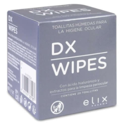 Toallitas Humedas Para Higiene Ocular Dx Wipes 20 Uds.