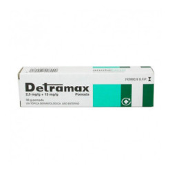 Detramax 2,5 mg/g + 15 mg/g pomada 30 g