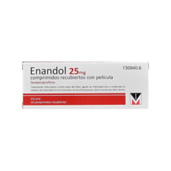 Enandol 25 mg comprimidos recubiertos
