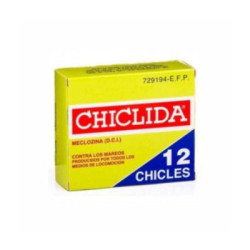 Chiclida 25 mg 12 chicles medicamentos