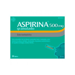 Aspirina 500 mg granulado