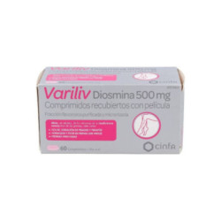 Variliv diosmina 500 mg 60 comprimidos recubiertos