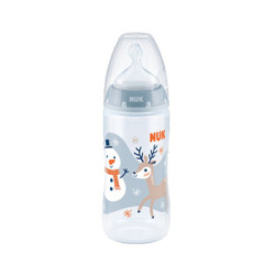 Biberon Nuk Ancho Talla 1 Silicona 0-6M 300Ml.